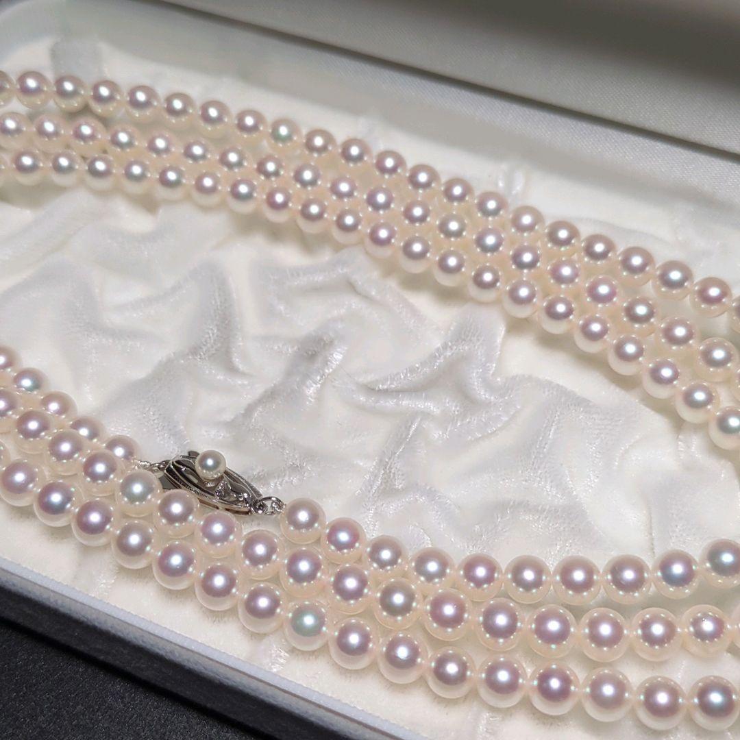 【MIKIMOTO】あこや真珠 ロング ネックレス 約6.0-6.5mm 340