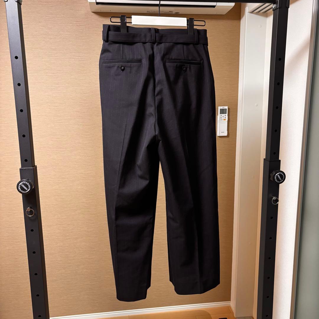 sacai 24ss ストライプ　セットアップ　スーツ　ジャケット　スラックス