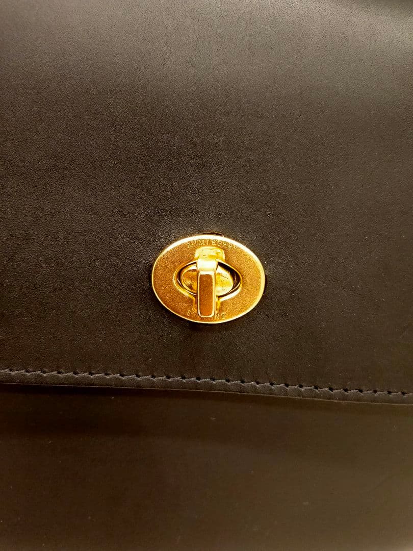 新品未使用 ミミベリー ビショップ別注 2WAYハンドバッグ HEBE ブラック