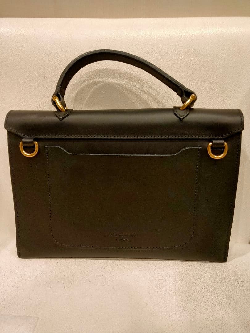 新品未使用 ミミベリー ビショップ別注 2WAYハンドバッグ HEBE ブラック