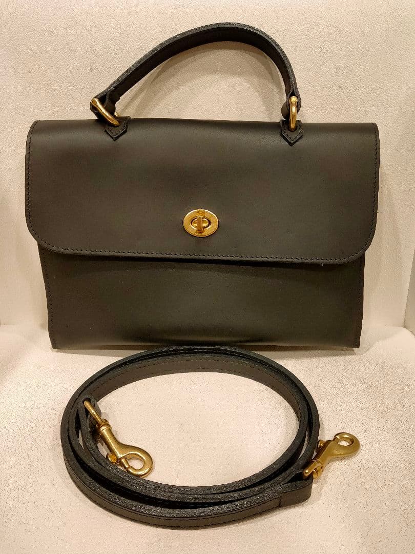 新品未使用 ミミベリー ビショップ別注 2WAYハンドバッグ HEBE ブラック