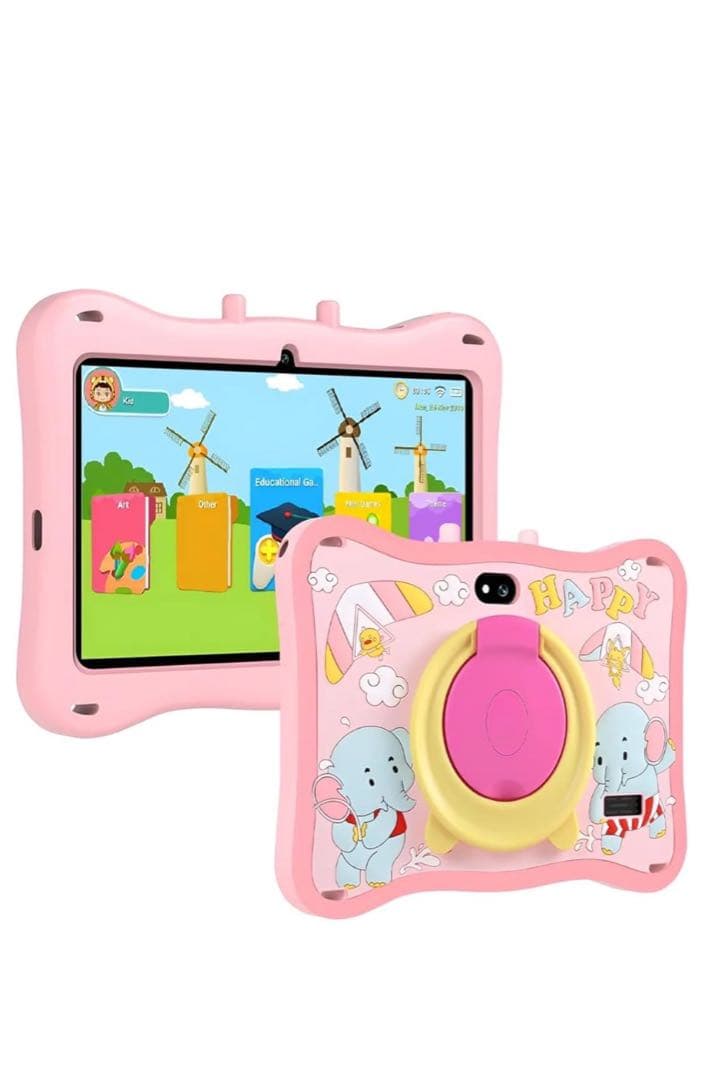 子供向けタブレット 16GB + 64GB➕1TB拡張　7インチ　ケースピンク