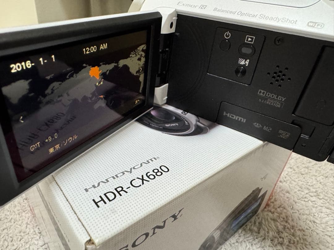 SONY HDR-CX680 内蔵メモリ64GB ソニービデオカメラ