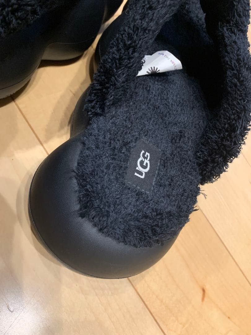 UGG Sugarcloud Slide サンダル 厚底 ブラック24cm