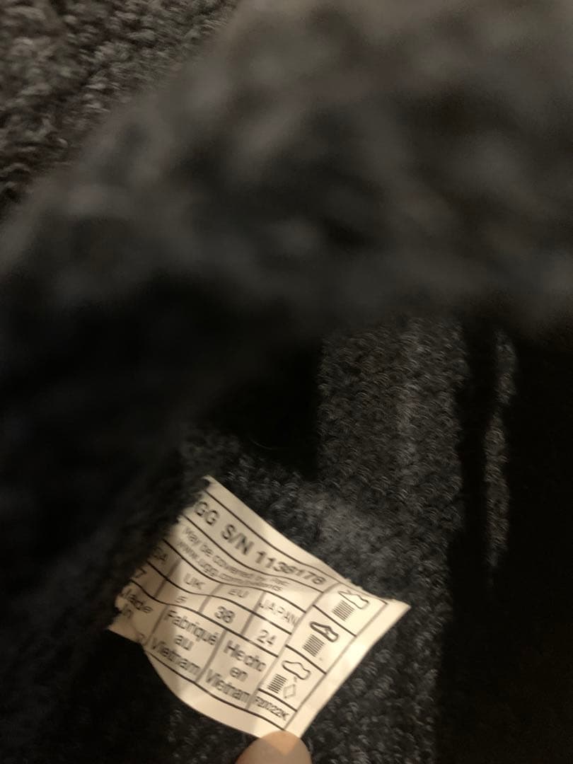 UGG Sugarcloud Slide サンダル 厚底 ブラック24cm