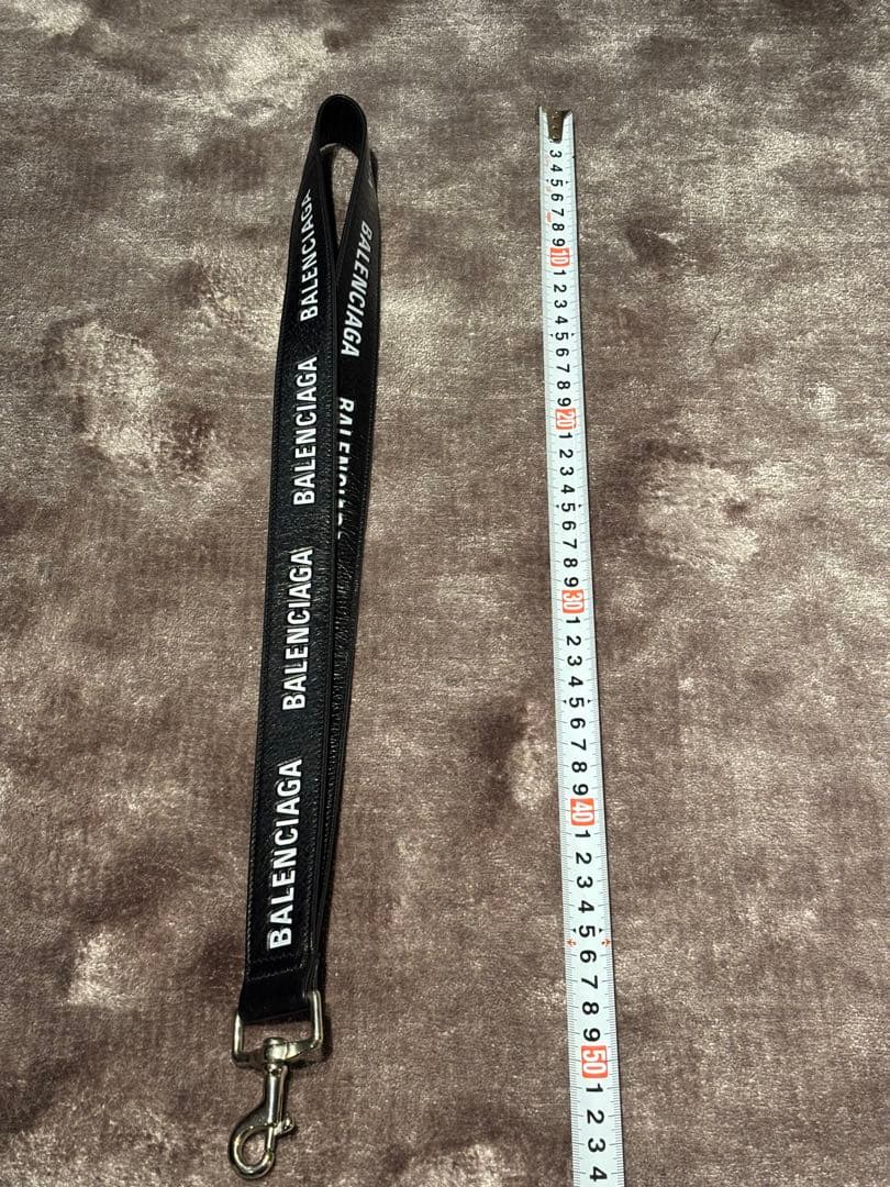 BALENCIAGA ロゴ入りキーホルダー 約54cm