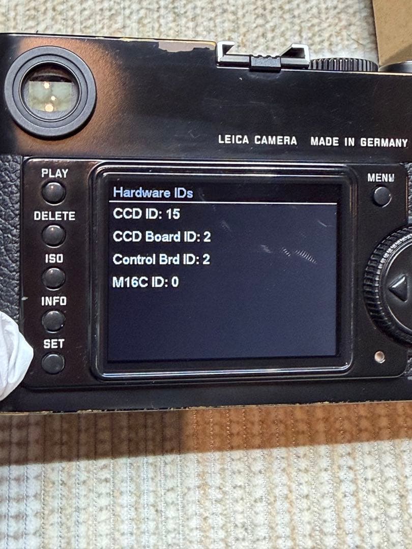 特別価格 付属品完備 整備品 CCD交換済み ライカ M9 ブラックペイント