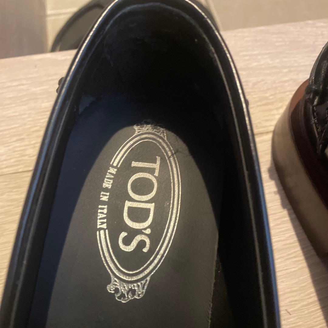 TOD'S ブラックローファー　37.5