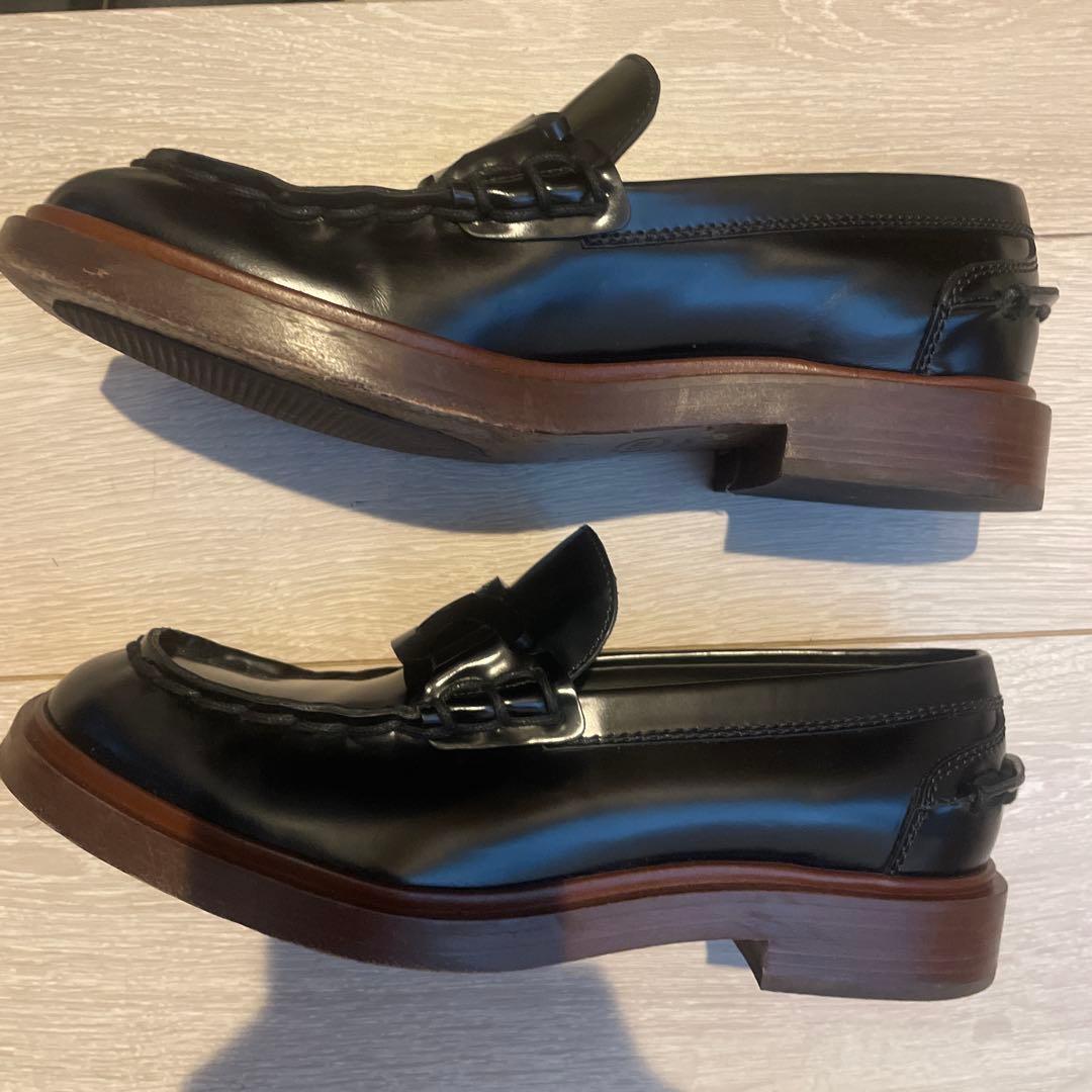 TOD'S ブラックローファー　37.5