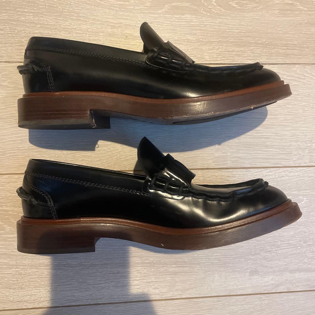 TOD'S ブラックローファー　37.5