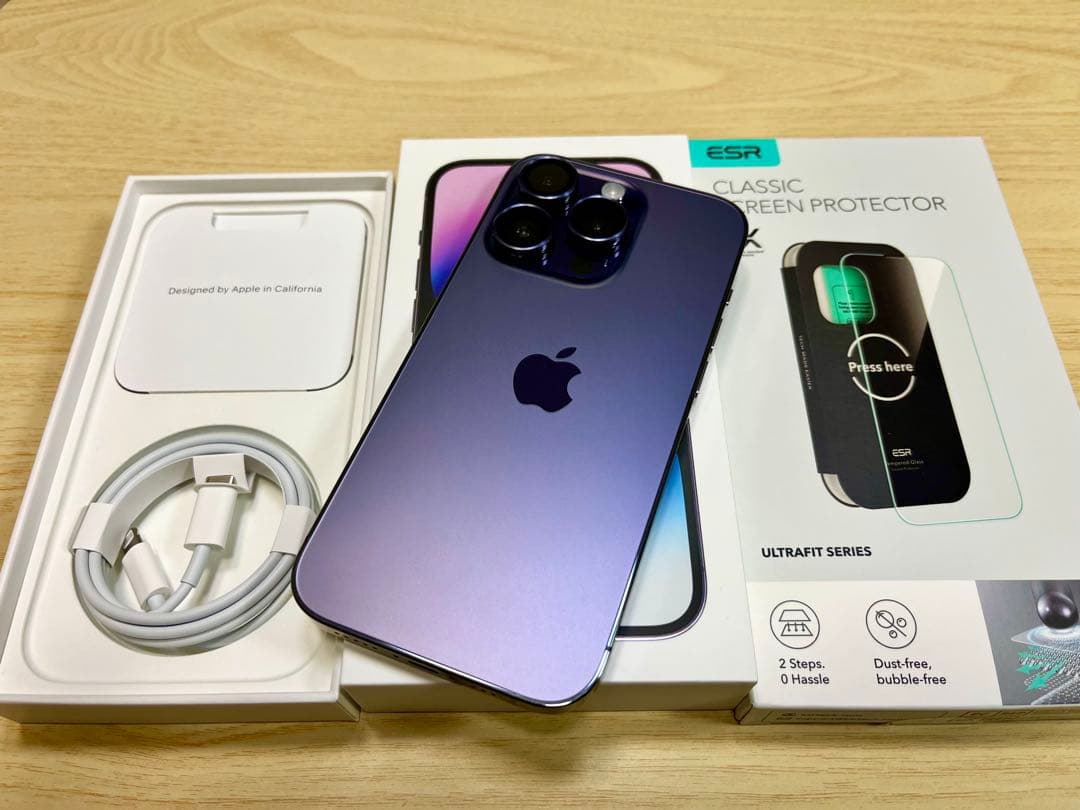 iPhone 14 pro 256GB ディープパープル