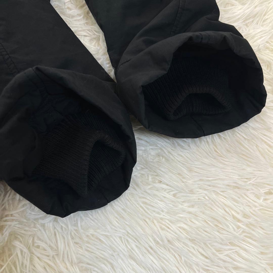 マークジェイコブス ボア フーデットモッズコート セーラーカラー 黒 2way