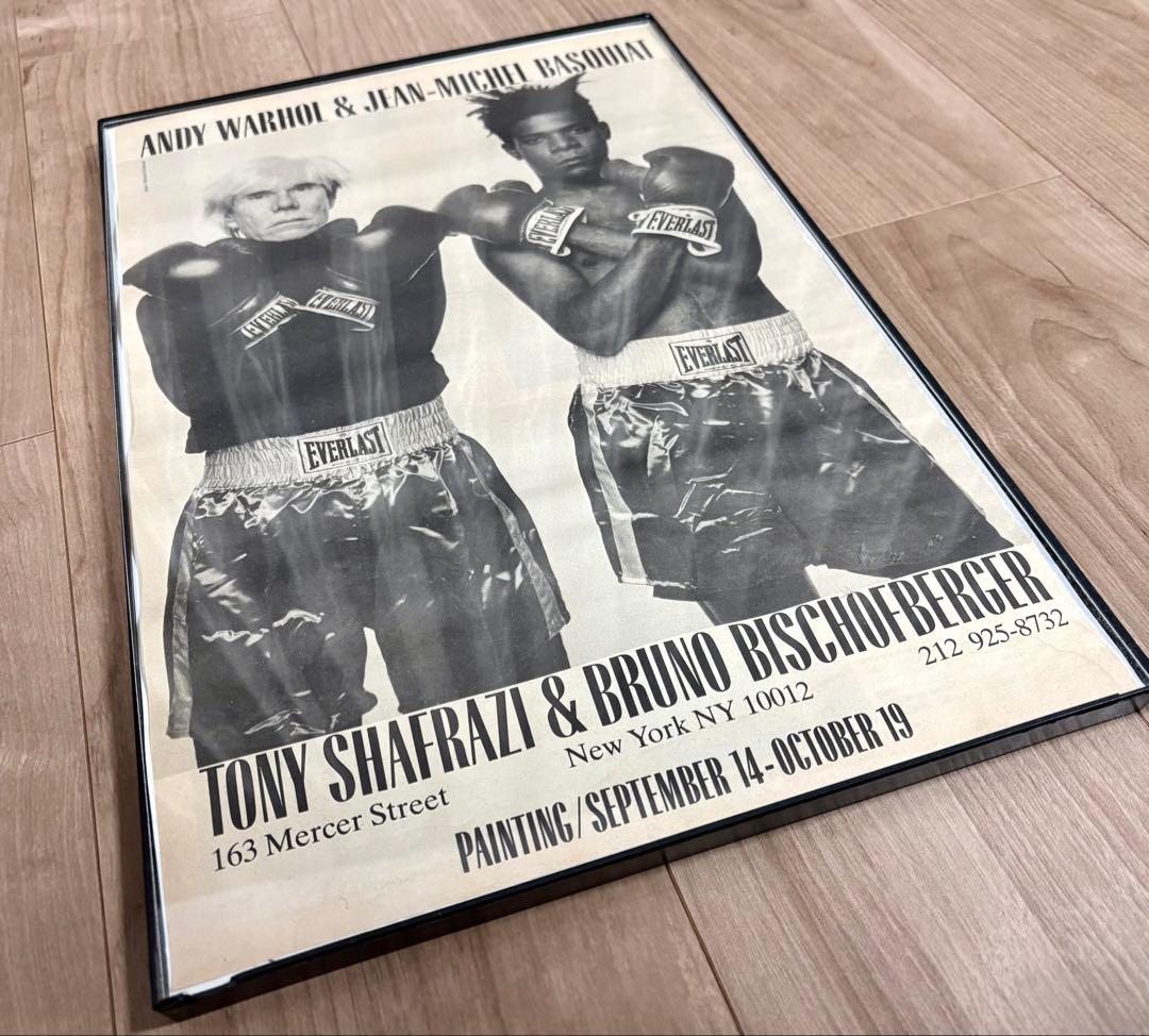 80s ANDY WARHOL &JEAN-MICHELBASQUIATポスター