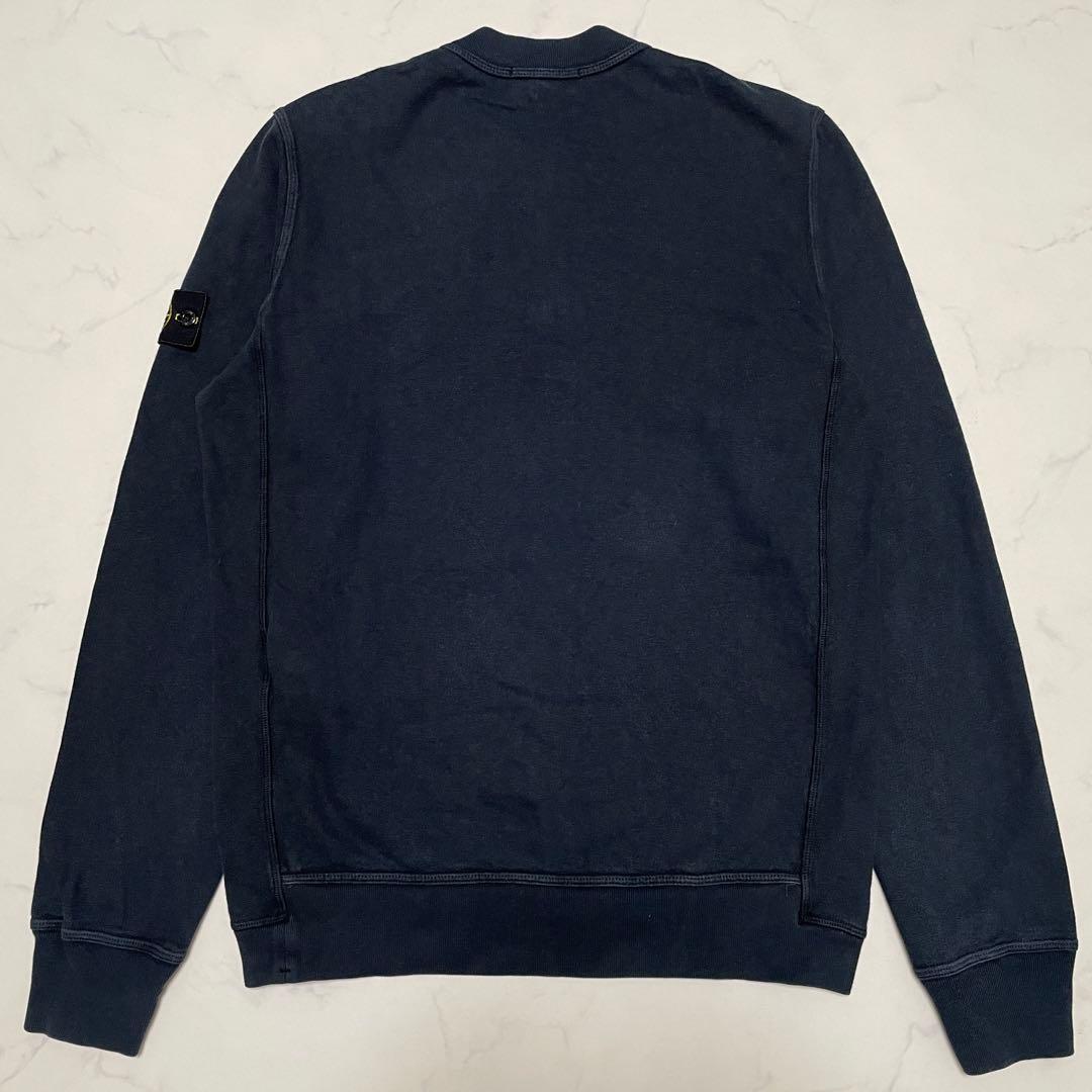 STONE  ヘンリーネック　トレーナー　ネイビー　Lサイズ