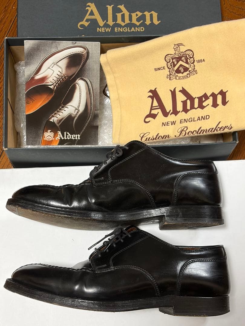 本日最終　美品　Alden 2211コードバンVチップ 7 1/2E