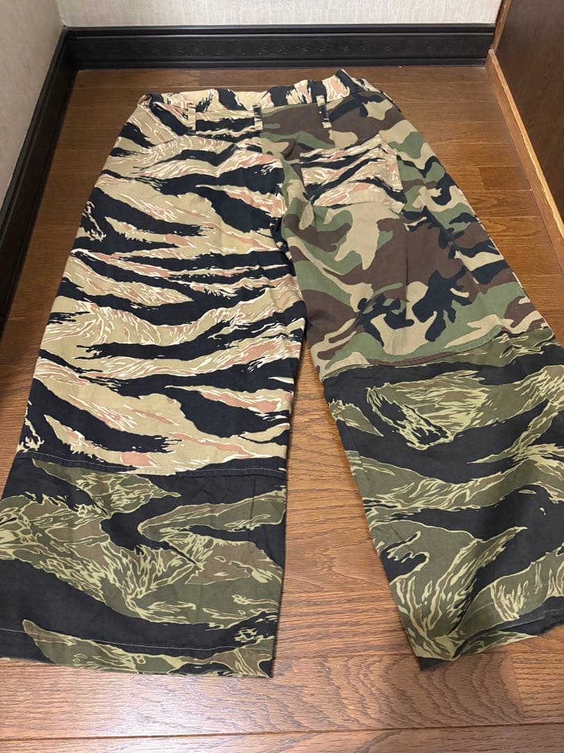 s'yte サイト ワイドパンツ 迷彩 ヨウジヤマモトセール中