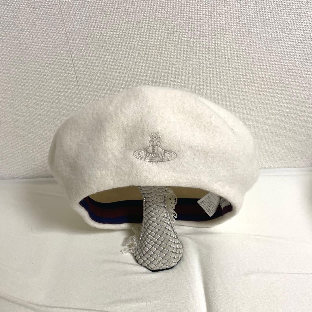 Vivienne Westwood ベレー帽 アイボリー オフホワイト