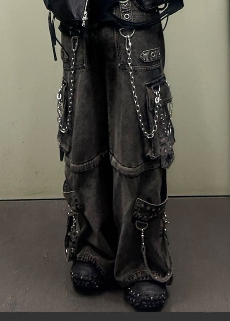 m*s様 REFLEM/レフレム　2WAYワイドデニムカーゴパンツ　デニム