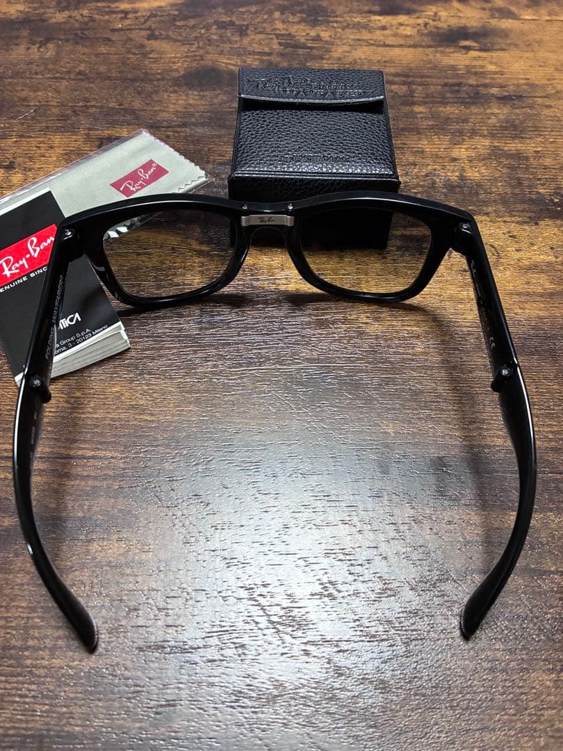 未使用品　Ray-Ban レイバン　フォールディング　ウェイファーラー　ブラック