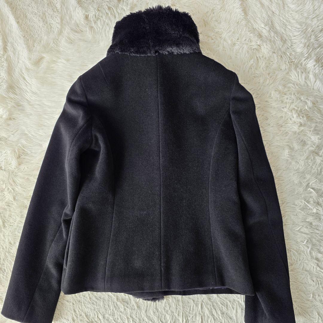 【美品/アンゴラ】ヴィヴィアンタム チァイナ ファーコート ジャケット ブラック