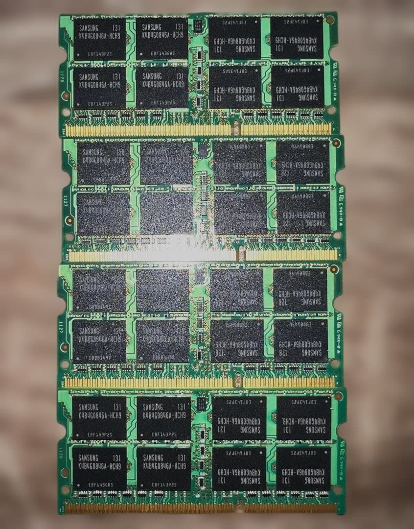 Samsung DDR3 8GB 2Rx8 PC3-10600S 4枚32GB