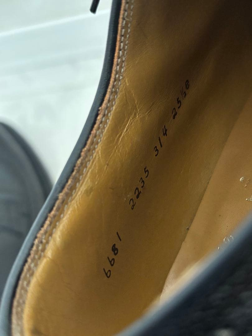 リーガル 靴 メンズ ビジネス ウイングチップ 6681 2235ブラック