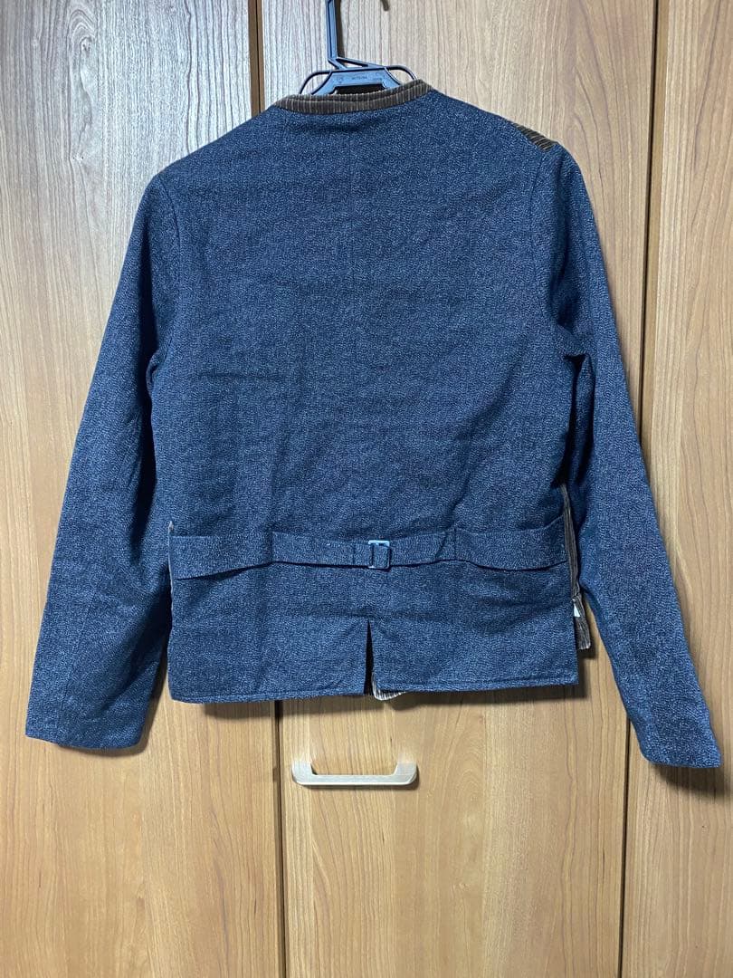 【限定値引】グラッドハンド　ミグラント　ジャケット　ノーカラー S ブラウン