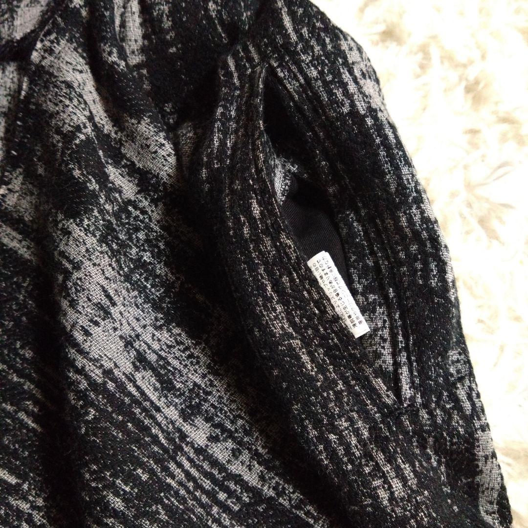 2025・26現行✨Y'sフェイデッド・プレイド・ジャカードジャケット