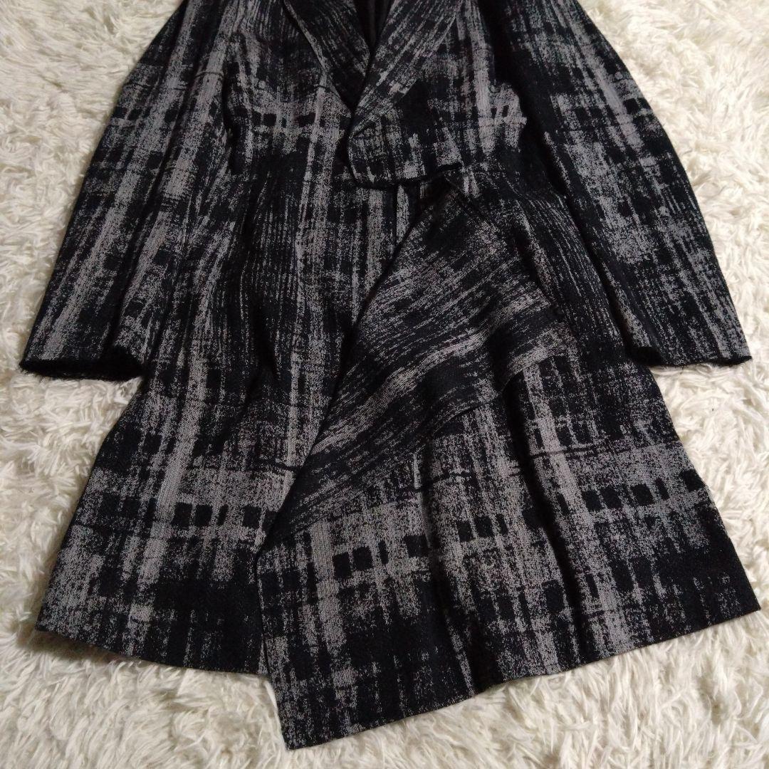 2025・26現行✨Y'sフェイデッド・プレイド・ジャカードジャケット