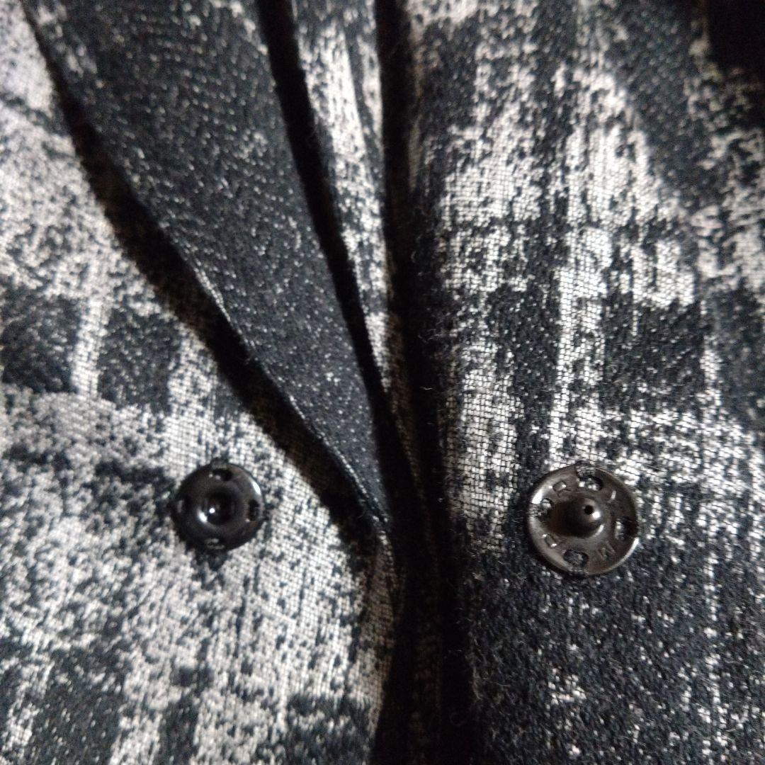 2025・26現行✨Y'sフェイデッド・プレイド・ジャカードジャケット