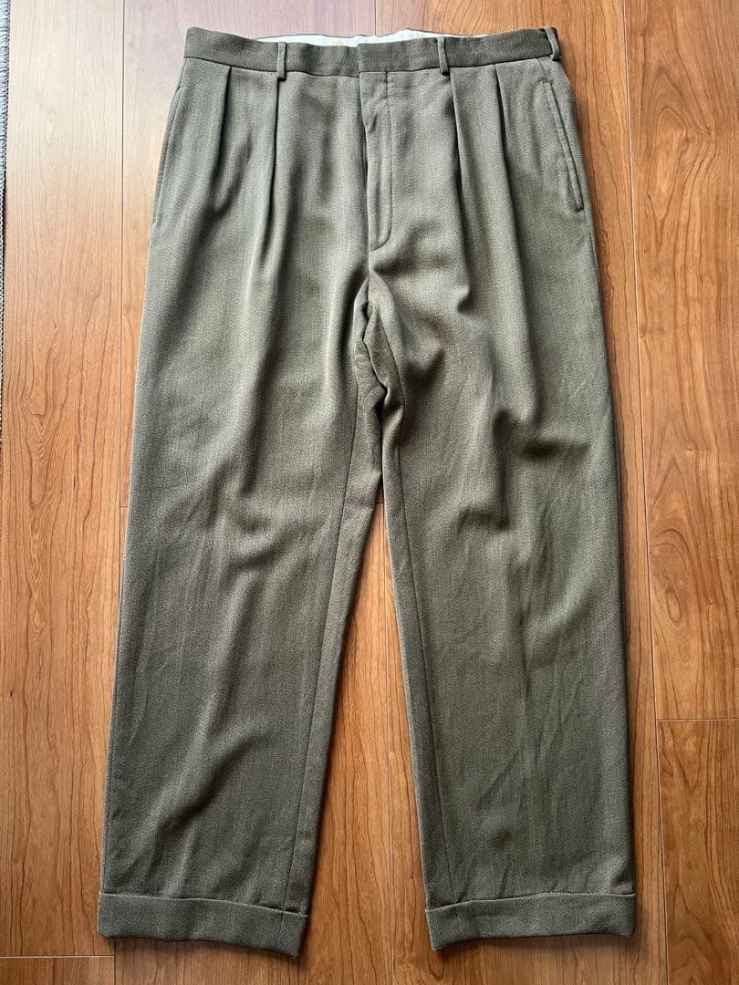 e*e様 【希少】 90sイタリア製 ポロラルフローレン バージンウール スラッ