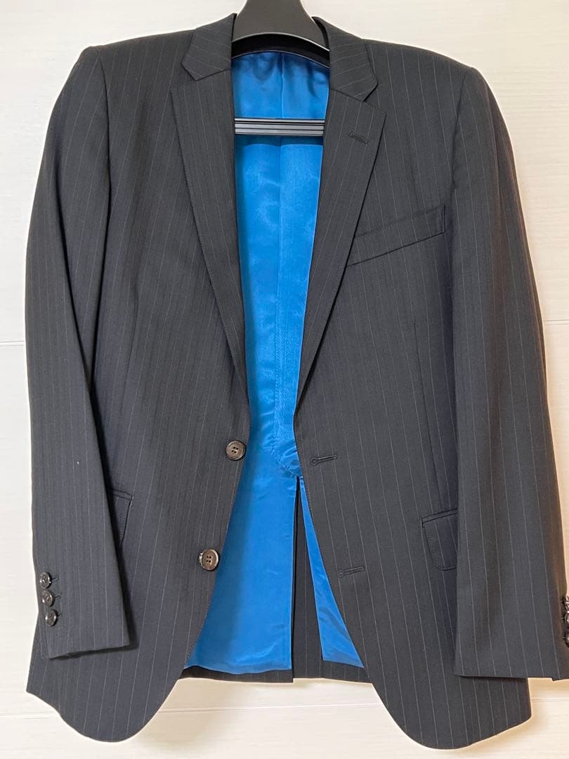 BLACK BIRD TAILOR ブラック ストライプ スリーピーススーツ