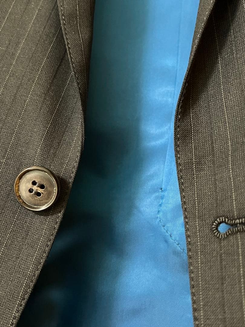 BLACK BIRD TAILOR ブラック ストライプ スリーピーススーツ