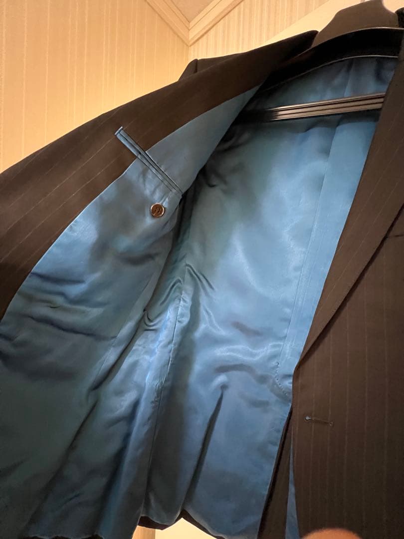 BLACK BIRD TAILOR ブラック ストライプ スリーピーススーツ