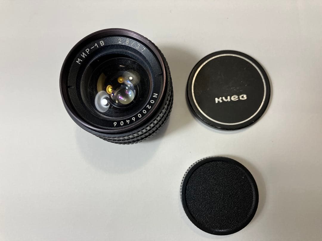 A*S様 ロシアレンズ　МИР-1В 2.8/37 単焦点レンズ　M42マウント