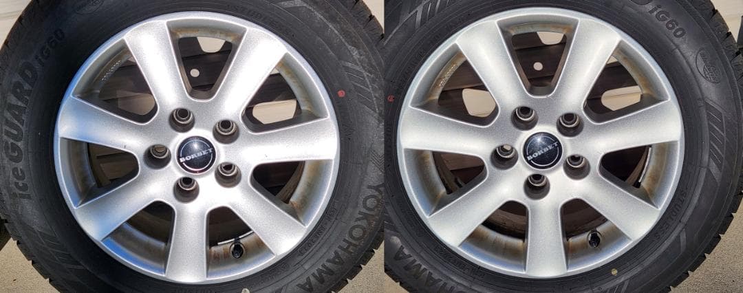 YOKOHAMA iceGUARD iG60 195/65 R15　チェーン付