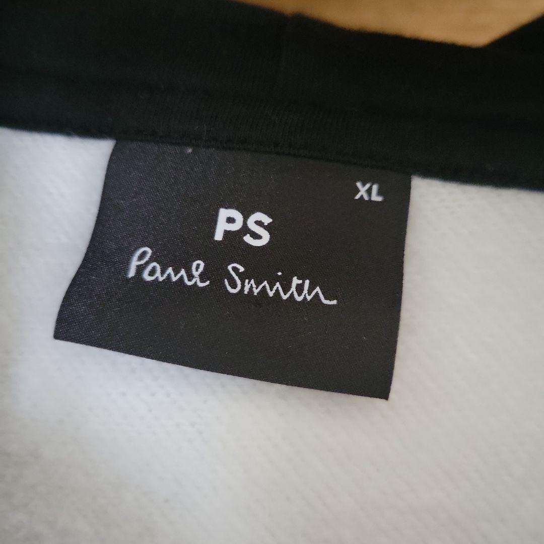 Paul Smith　白×黒　スウェットパーカー　ＸＬ　男女兼用