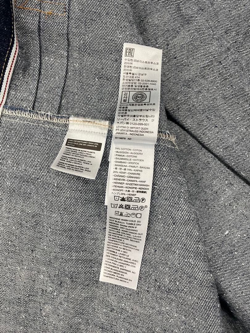 LEVI'S® PREMIUM トラッカージャケット1stモデル復刻デザイン