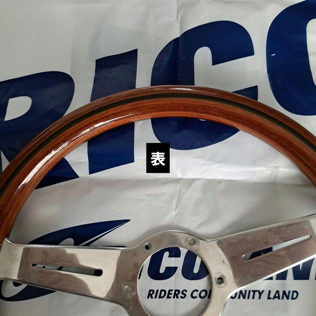 NARDI ウッド3本スポーク ステアリング32.5