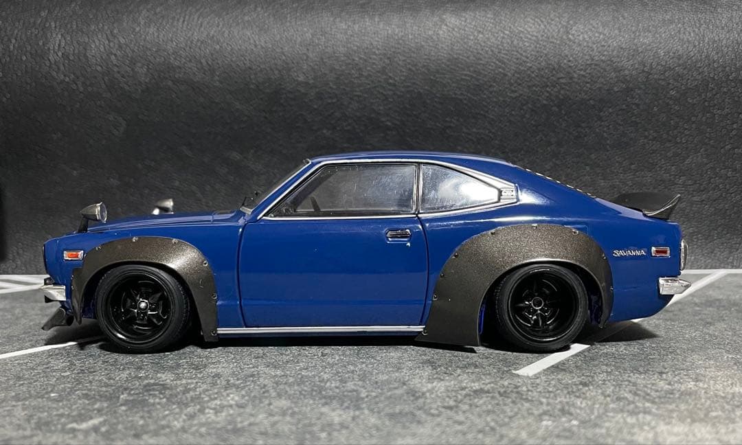 レクサス 1/24アシェット 国産名車 サバンナ RX-3旧車 カスタム