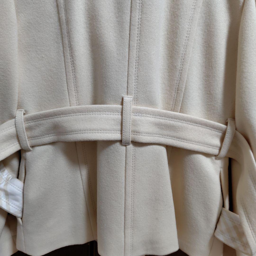 BURBERRY BLUE LABEL 38 アンゴラ混ウールコート