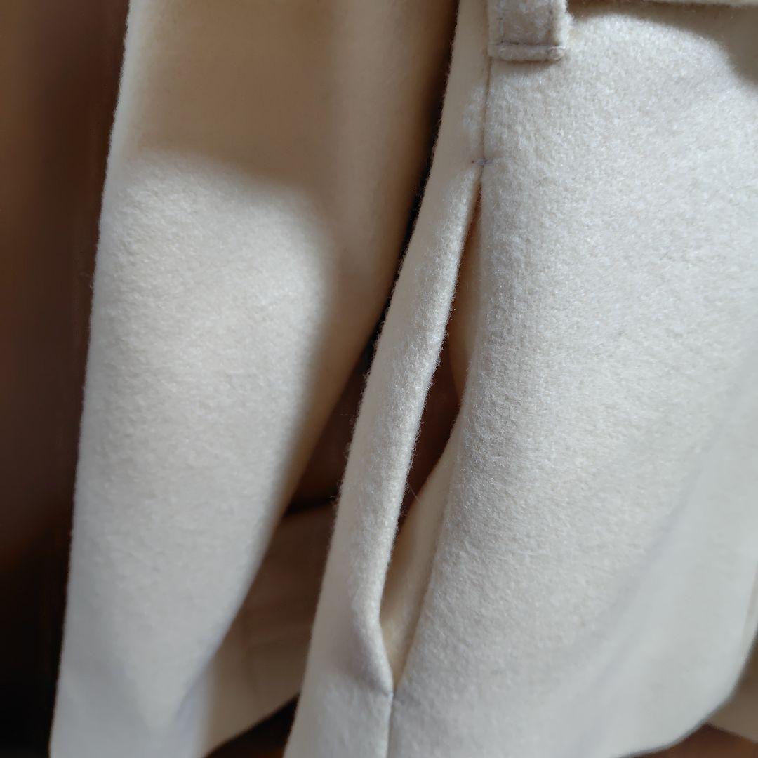 BURBERRY BLUE LABEL 38 アンゴラ混ウールコート