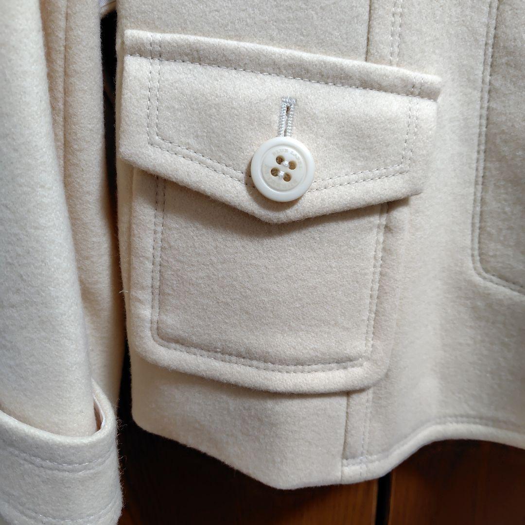 BURBERRY BLUE LABEL 38 アンゴラ混ウールコート