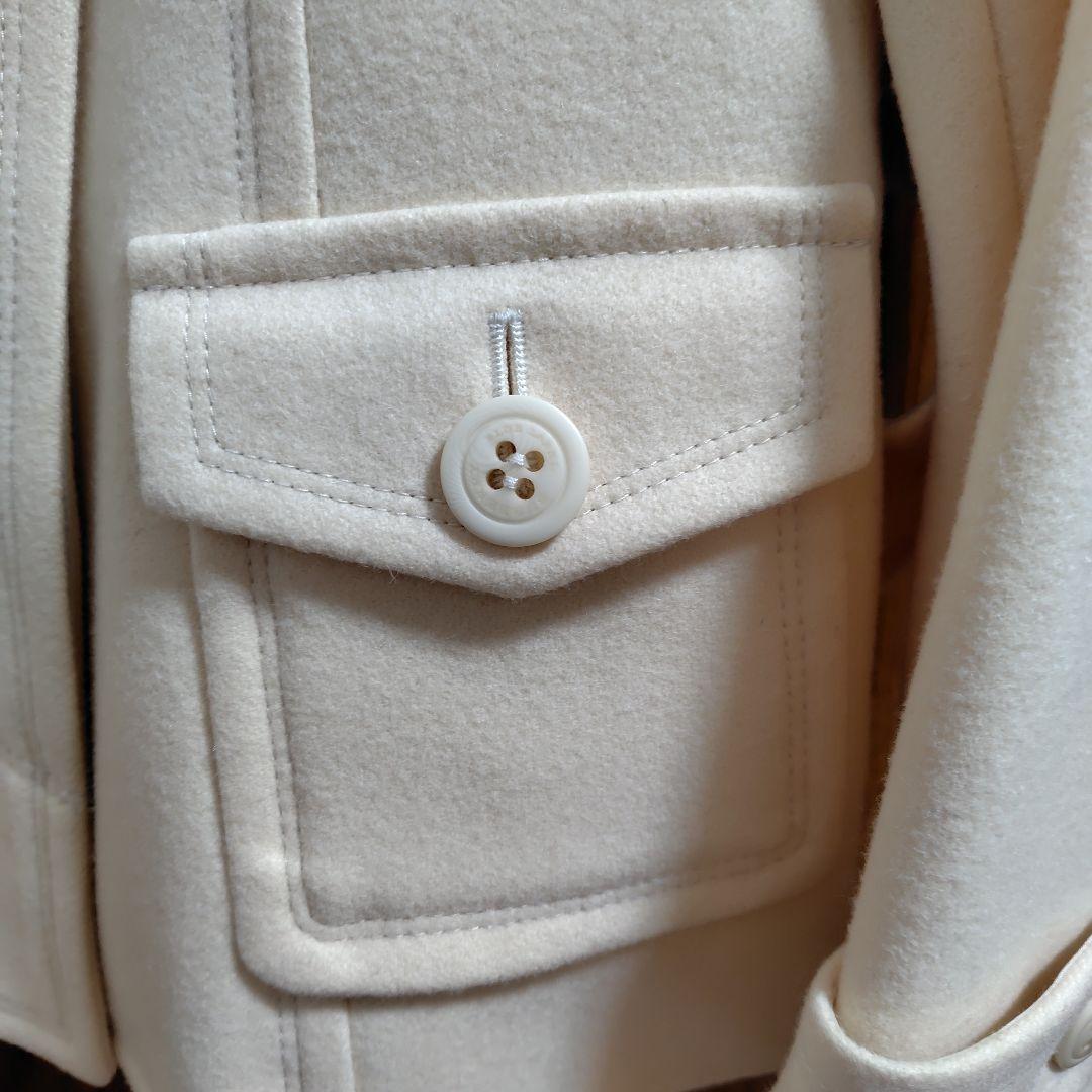 BURBERRY BLUE LABEL 38 アンゴラ混ウールコート