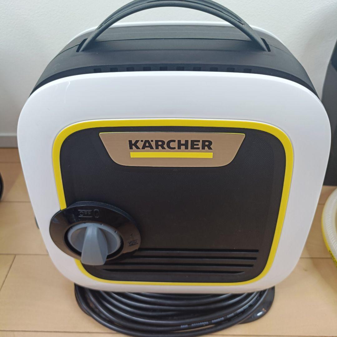 美品☆KARCHER K MINI PLUS Amazon限定 高圧洗浄機 白