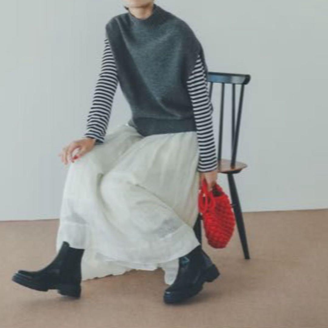 北欧暮らしの道具店　「いつものコーデが広がる」あったかウールのニットベスト