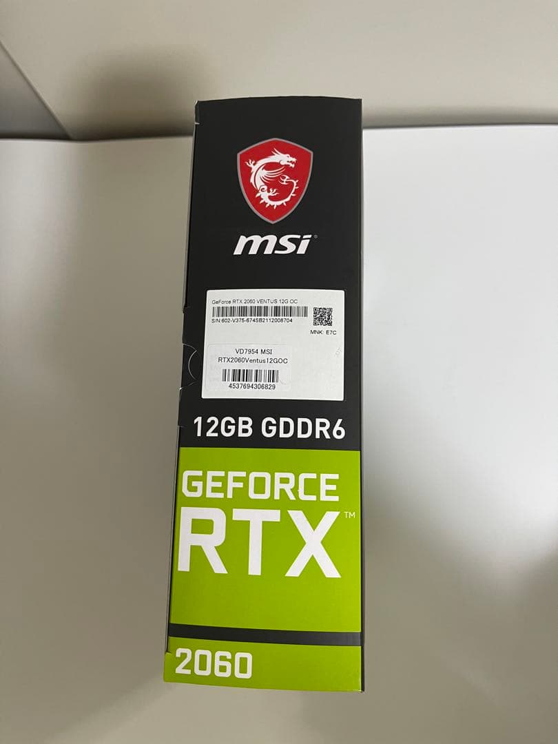【未使用品】GeForce RTX 2060 VENTUS 12G OC