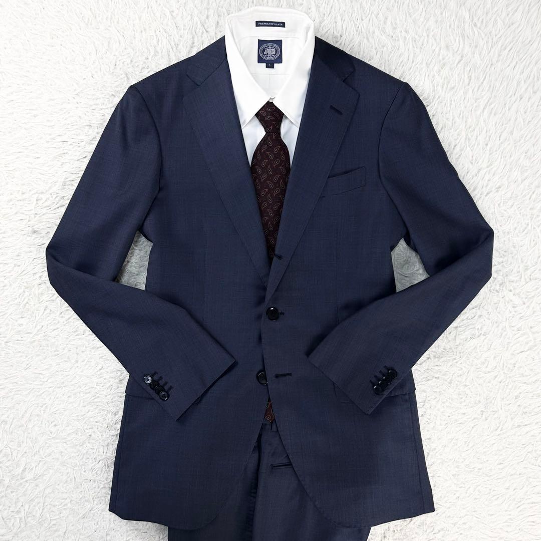 未使用級 ゼニア TROFEO くすみ紺 トゥモローランド ピルグリム スーツ