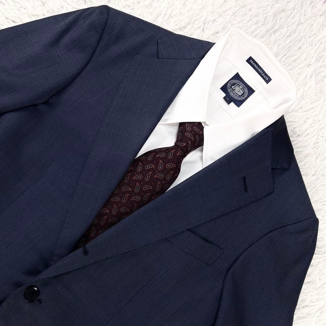 未使用級 ゼニア TROFEO くすみ紺 トゥモローランド ピルグリム スーツ