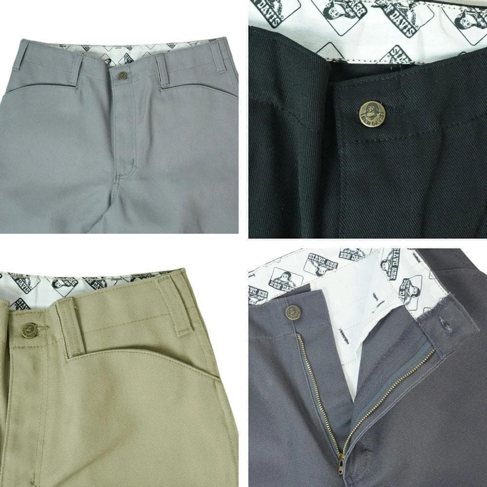 新品グレー灰色W30ベンデイビスbendavisゴリラカットワークパンツフリスコ